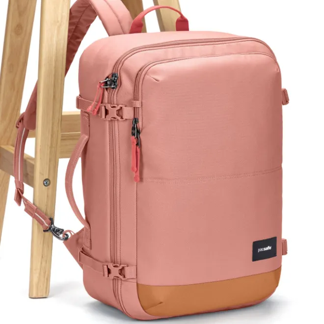 Best Pacsafe Go Carry-On Backpack 34L Anti-Theft rose