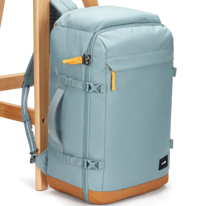 Clearance Pacsafe Go Carry-On Backpack 44L Anti-Theft fresh mint