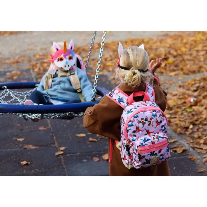 Hot Pick & Pack Birds Backpack S soft pink