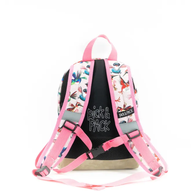 Hot Pick & Pack Birds Backpack S soft pink