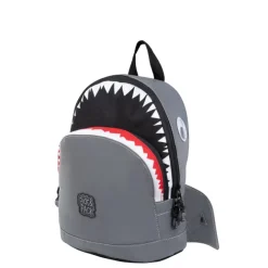 Hot Pick & Pack Shark Shape Backpack S visible grey
