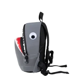 Hot Pick & Pack Shark Shape Backpack S visible grey