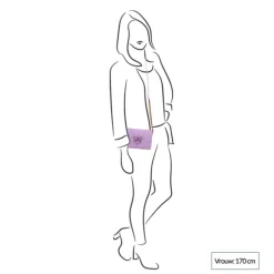 Best Pinko Love Click Mini Chevron purple tulip