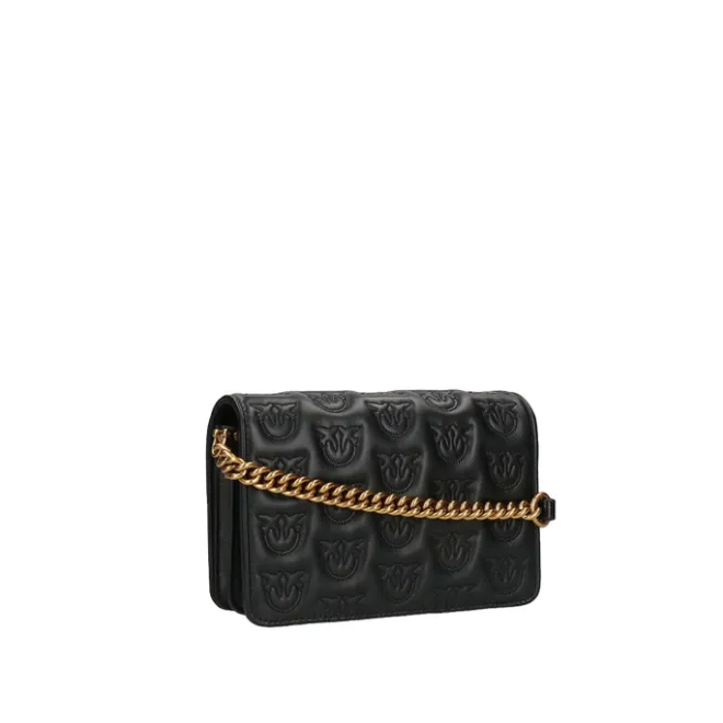 Online Pinko Love Click Mini Chevron black