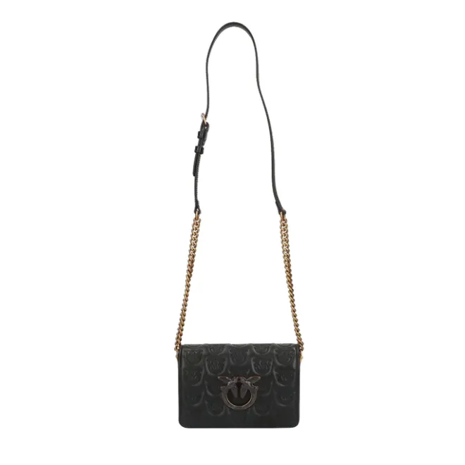 Online Pinko Love Click Mini Chevron black