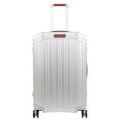 Sale Piquadro Alu Medium 4 Wheel Trolley grigio / cuoio