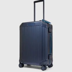 Online Piquadro ALU-B2 Cabin Trolley 55 blue