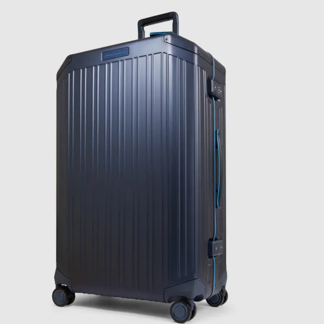 Discount Piquadro ALU-B2 Large Trolley 79 blue