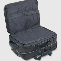 Online Piquadro Blue Square Cabin Trolley black