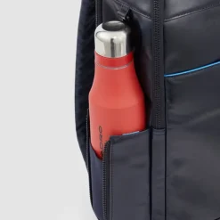 Hot Piquadro Blue Square Computer Backpack Plain With iPad Pro brown