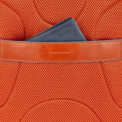 New Piquadro Blue Square Computer Backpack With iPad Pro black