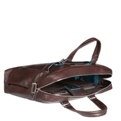 New Piquadro Blue Square Computer Portfolio Briefcase 15'' night blue