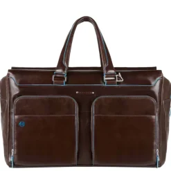Sale Piquadro Blue Square Duffel Bag brown
