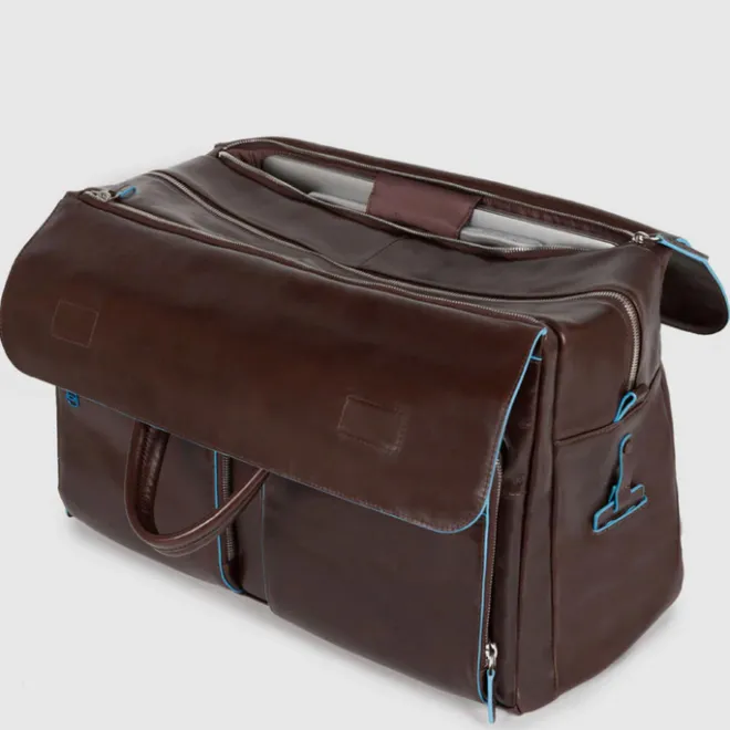 Sale Piquadro Blue Square Duffel Bag brown