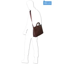 Online Piquadro Blue Square Expandable Slim Computer Bag 15.6" night blue