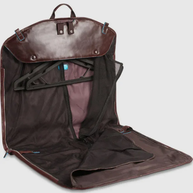Online Piquadro Blue Square Garment Bag brown