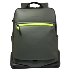 Clearance Piquadro C2OW Laptop Backpack 15.6" green