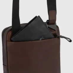 Best Piquadro Harper iPad Crossbody Bag blue