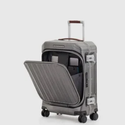 Discount Piquadro PQ Light Frame Laptop Cabin Spinner 55 grey