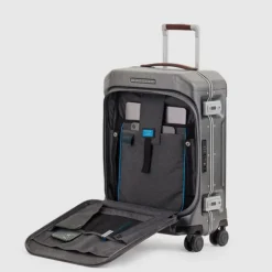 Discount Piquadro PQ Light Frame Laptop Cabin Spinner 55 grey