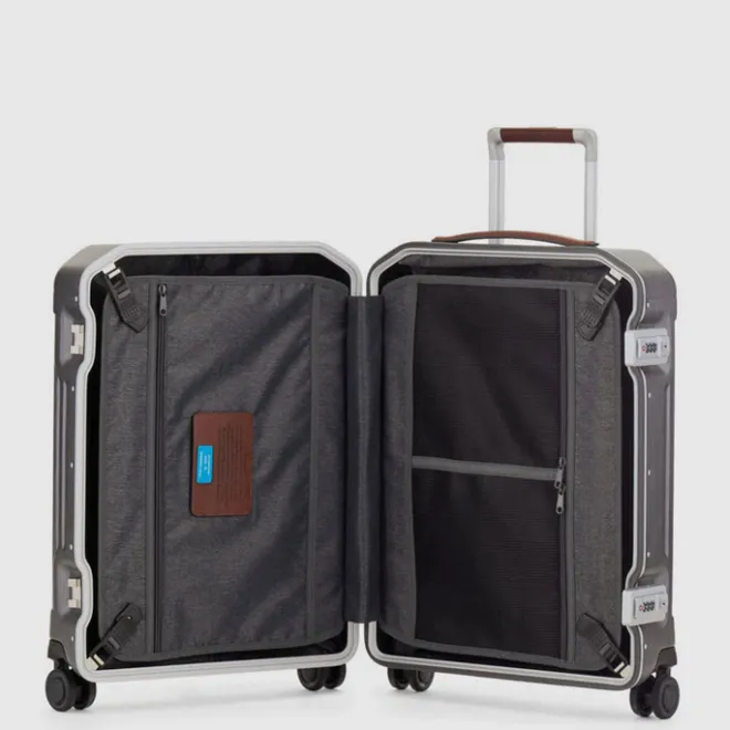 Best Piquadro PQ Light Frame Ultra Slim Spinner 55 grey