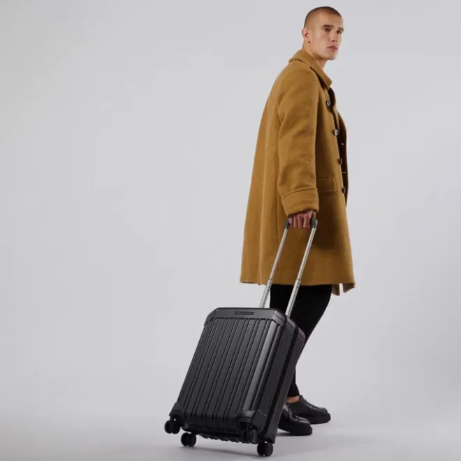 Sale Piquadro PQ-Light Cabin Trolley 55 matt black