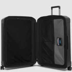 Discount Piquadro PQ-Light Large Trolley matt black