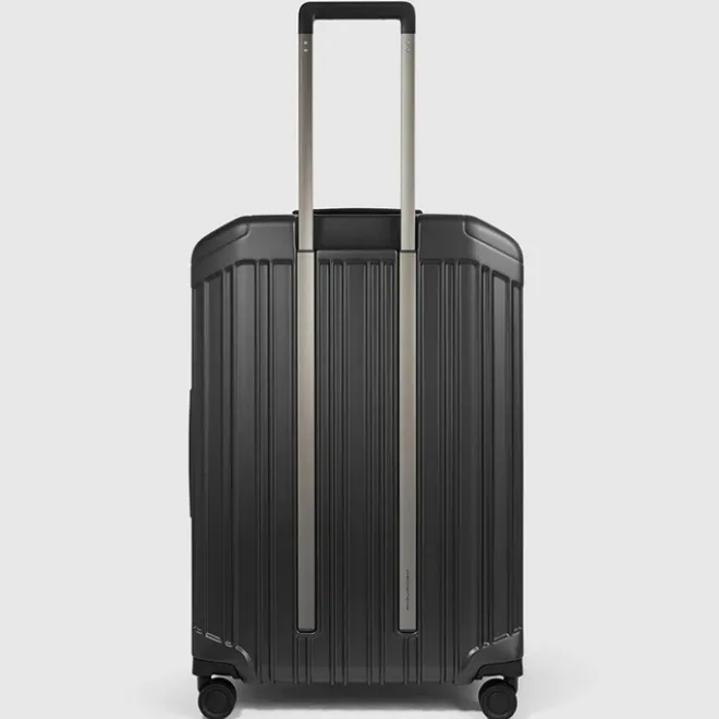 Discount Piquadro PQ-Light Medium Trolley matt black
