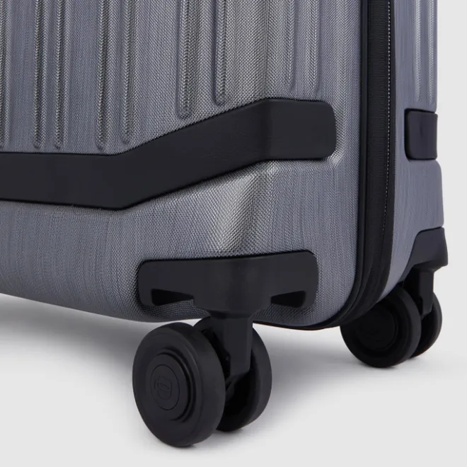 Discount Piquadro PQ-Light Premium Slim Cabin Spinner 55 grey-black
