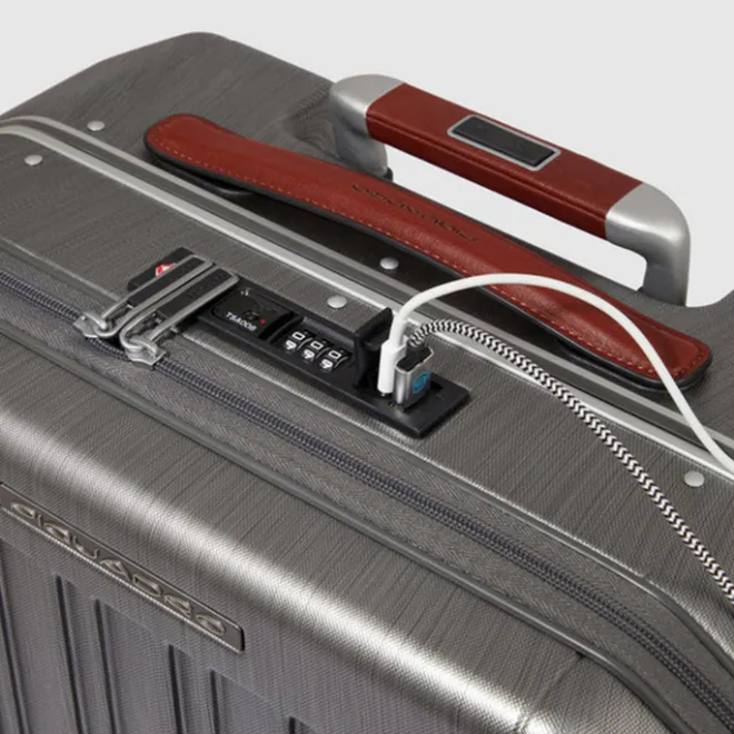 Clearance Piquadro PQLM Laptop Trolley 15.6" anthracite
