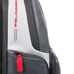 Piquadro Urban Fast-check PC Backpack with iPad Compartment grey-black