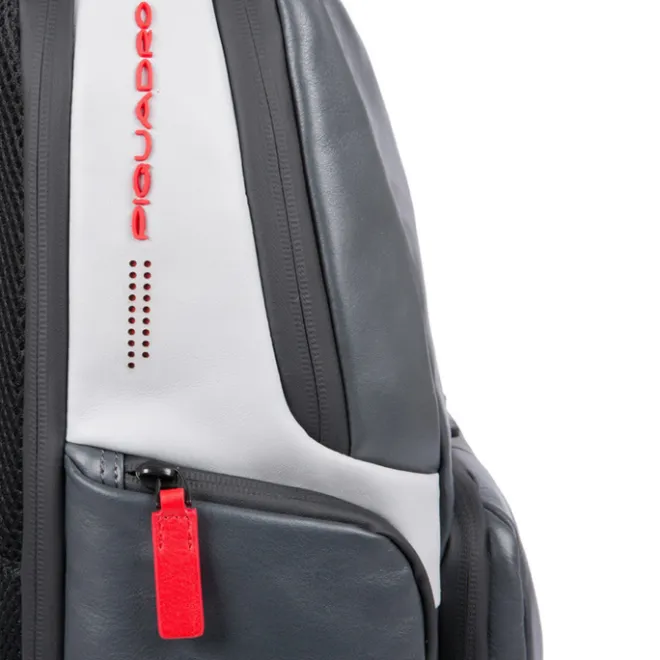 Piquadro Urban Fast-check PC Backpack with iPad Compartment grey-black