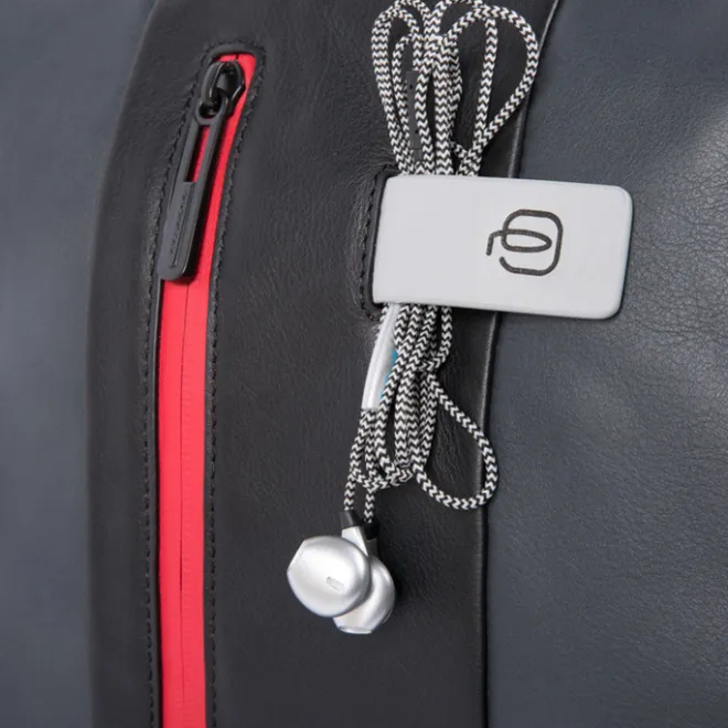Piquadro Urban Fast-check PC Backpack with iPad Compartment grey-black