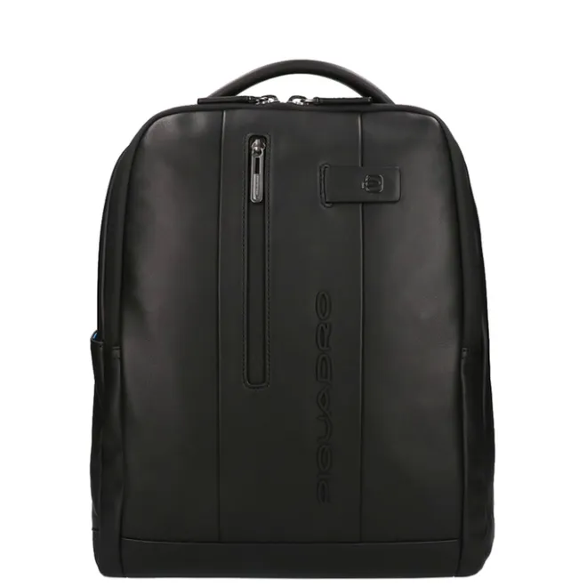 Sale Piquadro Urban Leather Computer Backpack 14" black