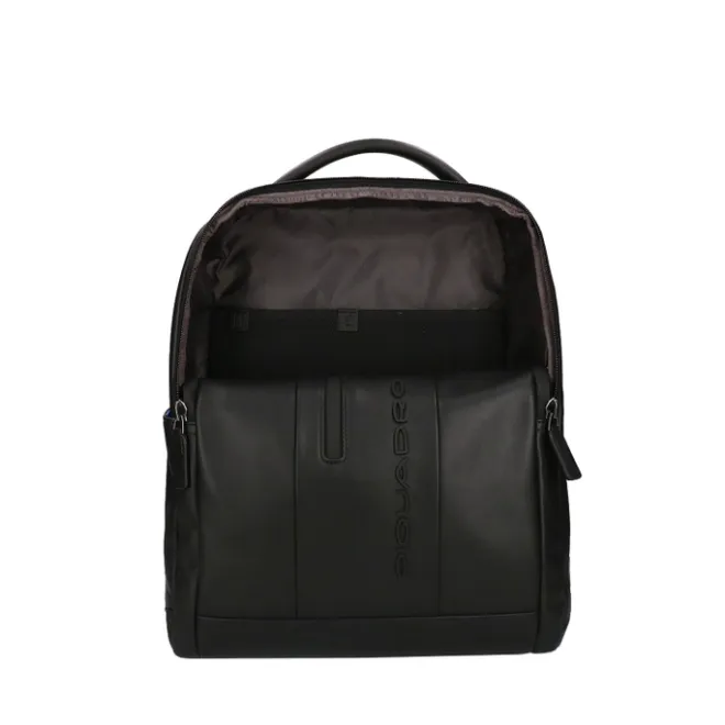 Sale Piquadro Urban Leather Computer Backpack 14" black