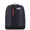 New Piquadro Urban Leather Computer Backpack 14" grey/black