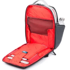 Discount Piquadro Urban PC and iPad Backpack with Anti theft cable grey black