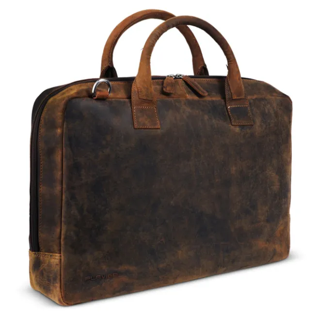 Discount Plevier Adler Laptoptas 17.3" bruin