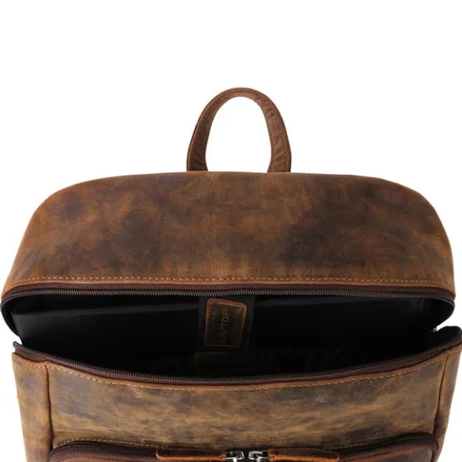 Plevier Hertz Laptop Rugzak 15.6" bruin