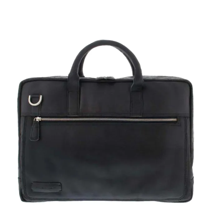 Hot Plevier Vintage London Laptoptas 2 vaks 15.6" black