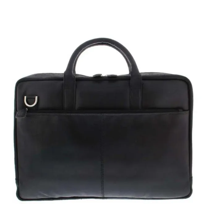 Hot Plevier Vintage London Laptoptas 2 vaks 15.6" black