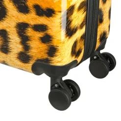New Princess Traveller Animal Print Cabin Trolley leopard II