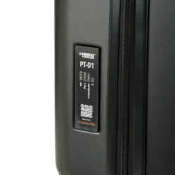 New Princess Traveller PT-01 Deluxe Medium Trolley pitch black