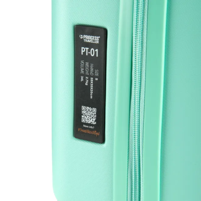 Hot Princess Traveller PT-01 Deluxe Medium Trolley pacific mint