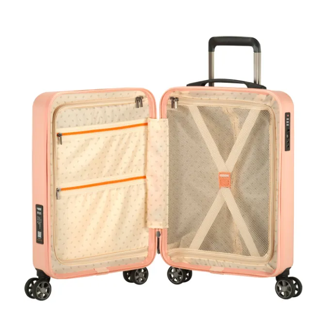 Discount Princess Traveller PT-01 Deluxe Cabin Trolley peony pink