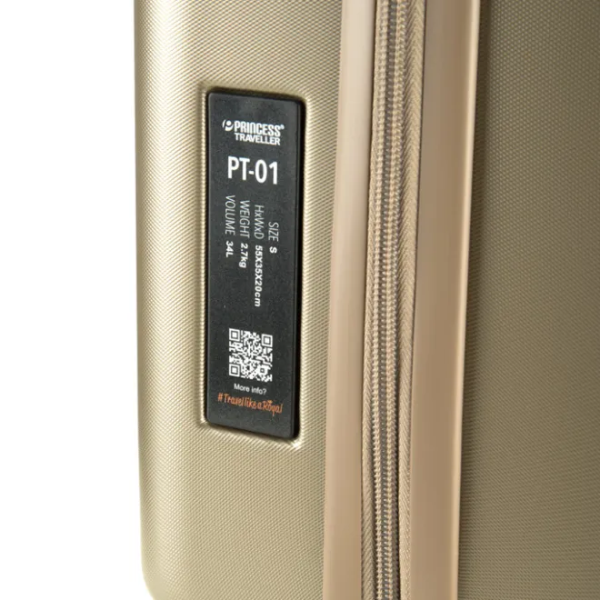 Best Princess Traveller PT-01 Deluxe Medium Trolley pristine bronze