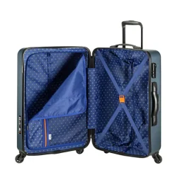 Outlet Princess Traveller PT-01 with Scale Medium Trolley platinum navy