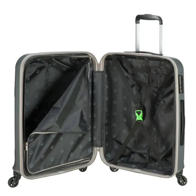 Hot Princess Traveller Sumatra TSA Recycled PET Trolley L silver
