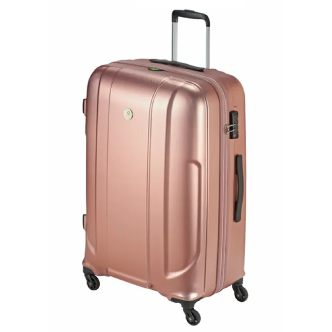 Online Princess Traveller Sumatra TSA Recycled PET Trolley L pink