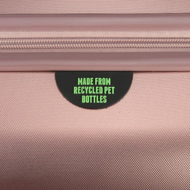 Online Princess Traveller Sumatra TSA Recycled PET Trolley L pink